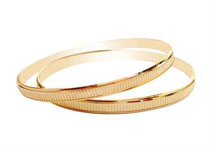 Gold Plated | Diamond Cut Bangles